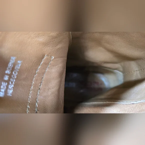 A.S.98 Tan Leather Ankle Boots - Picture 6 of 6